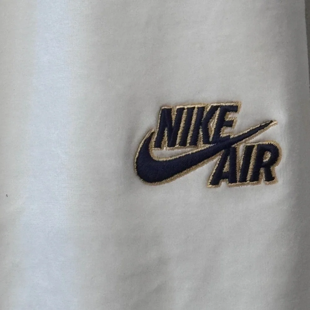 Vintage Nike Air Swoosh Warm Up Pants‎ Mens L Heavyweight Ankle Zip Y2K 2004 NWT